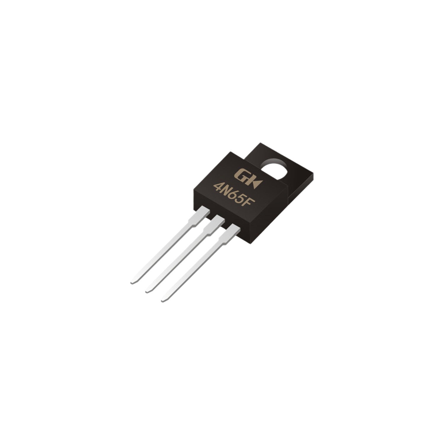 Mosfet 4N65F TO220F 4A 650V 2Ω N-Channel 